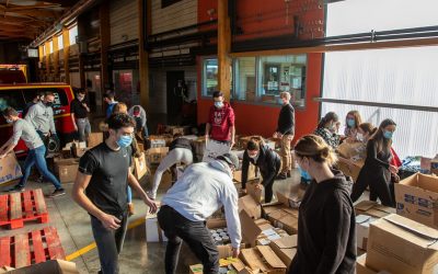 Une quinzaine de palettes alimentaires pour les étudiants en difficultés