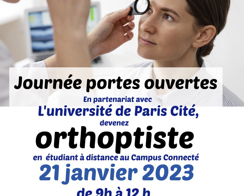 Devenez Orthoptiste !