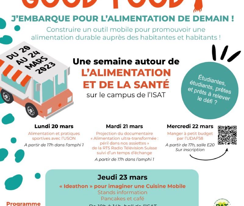 L’évènement Fast & Good Food débarque sur le campus de l’ISAT !