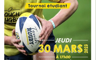 Tournoi intercampus de Touch Rugby, le 30 mars, au Pré-Fleury