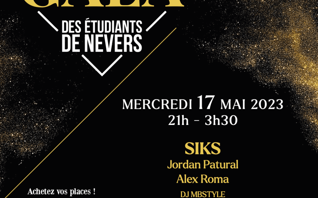 17 mai 2023 : GALA des étudiants de Nevers