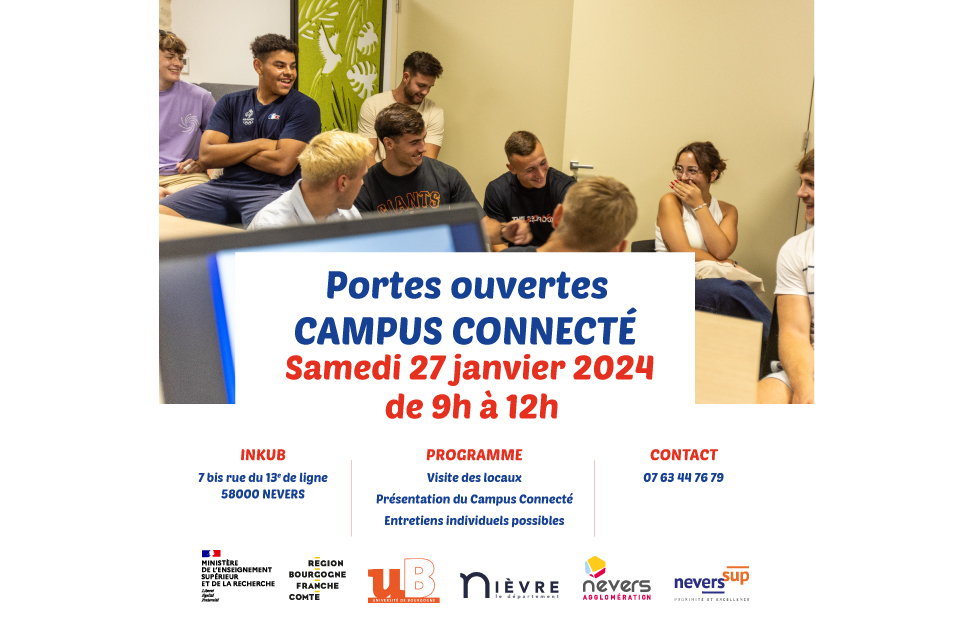 27 janvier : Portes ouvertes du Campus Connecté à L’INKUB